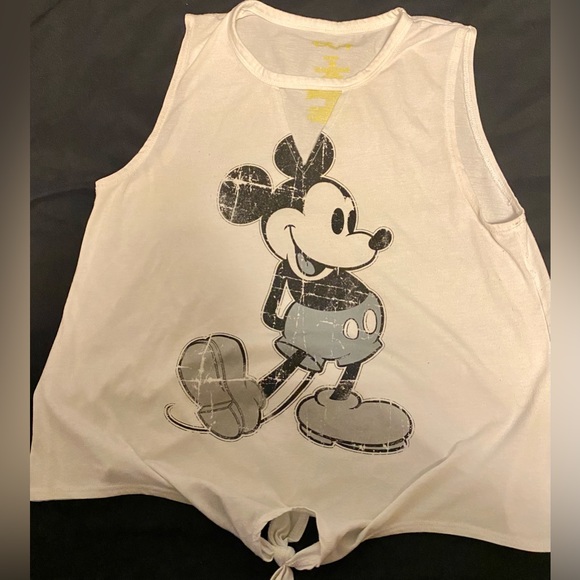 White Mickey Mouse Tank - Picture 1 of 2